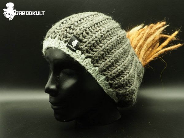 grau in grau dread accessories, winter dreadlocks, flauschiges Dread Stirnband, oversize, dreadmuetze, dread, headband, drealocks, oversize accessoires